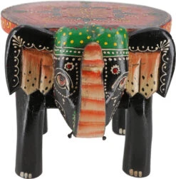 Deko Elefant - Schwarz - 25x20x20 Cm -Deko Haus Store 02 21 elefanten hocker 18