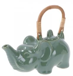 Keramik Teekanne - Elefant - 20x23x10 Cm -Deko Haus Store 06 19 ta2 7 19 47