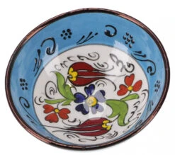 1 Stk. Orientalische Keramikschüssel, Schale, Müslischale, Handbemalt - Ø 12 Cm / Modell 3