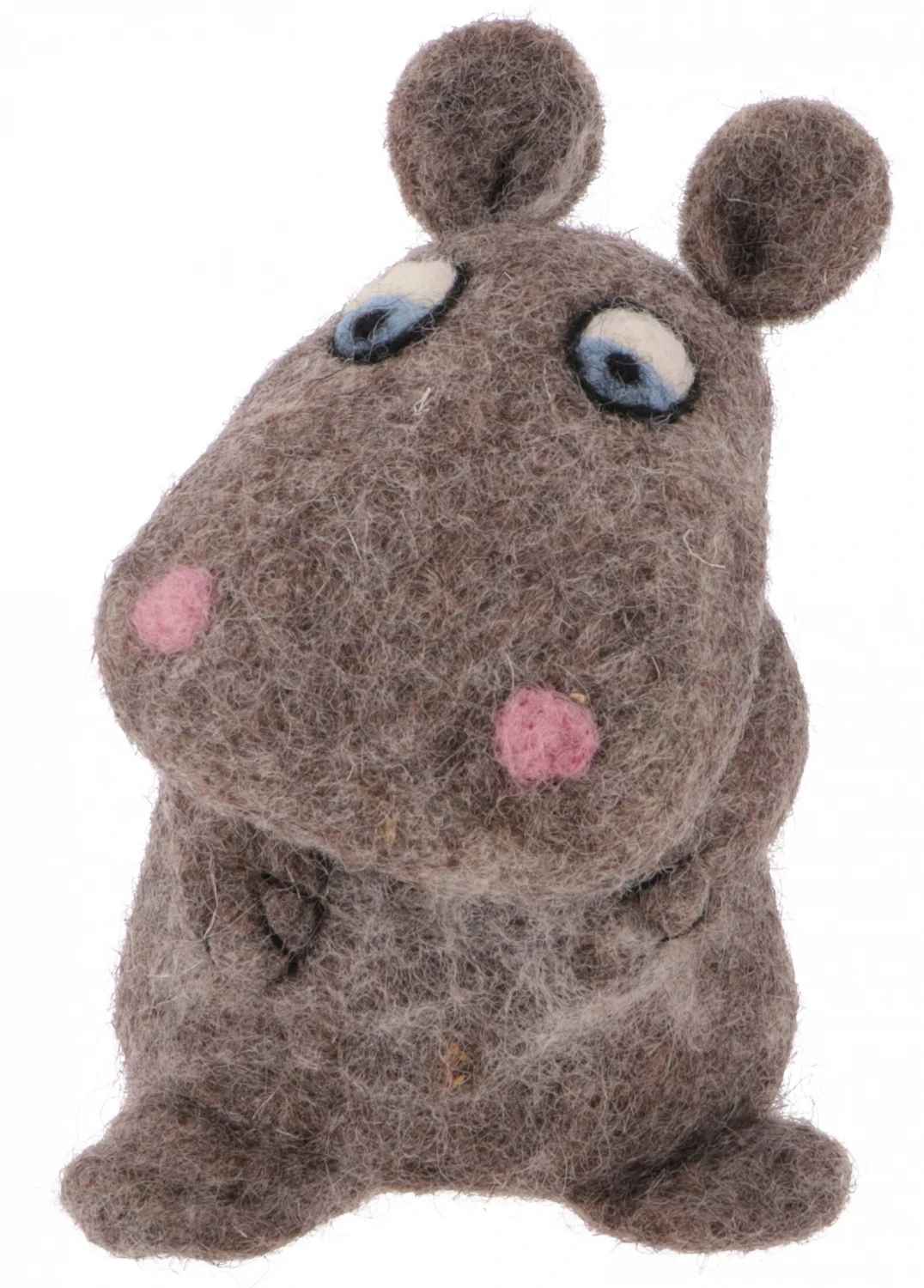 Filz Eierwärmer, Handgemachter Filzdekoration Aus Nepal, Filztier - Flusspferd 1 Filz Eierwärmer, Handgemachter Filzdekoration Aus Nepal, Filztier - Flusspferd