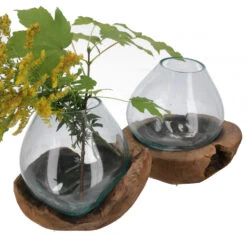 Wurzelholz Vase, Schale - Ø Glas 20 Cm M4 5 Wurzelholz Vase, Schale - Ø Glas 20 Cm M4 -Deko Haus Store 09 21 wurzelholz vase 11