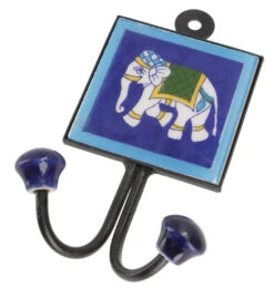 Doppelwandhaken, Garderobenhaken Mit Handgefertigter Keramik Fliese - Modell 9 - 15x10x5,5 Cm 5 Doppelwandhaken, Garderobenhaken Mit Handgefertigter Keramik Fliese - Modell 9 - 15x10x5,5 Cm -Deko Haus Store 10355 11 2133 1359papier nepal 78