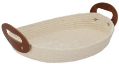 Tablett, Dekoschale Aus Recyclingpapier - M5 - 5x31x24 Cm Ø24 Cm