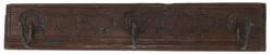Massiver Garderobenhaken, Wandhaken, Kleiderhaken, Garderobe Aus Alten Holzelementen - Modell 14 - 13x70x12 Cm