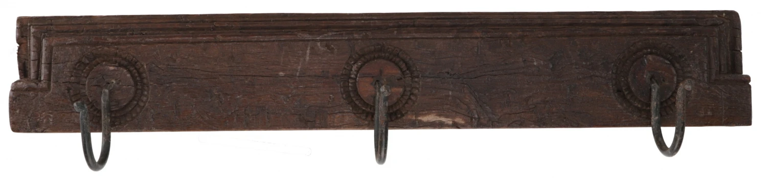 Massiver Garderobenhaken, Wandhaken, Kleiderhaken, Garderobe Aus Alten Holzelementen - Modell 16 - 10x64x10 Cm 1 Massiver Garderobenhaken, Wandhaken, Kleiderhaken, Garderobe Aus Alten Holzelementen - Modell 16 - 10x64x10 Cm
