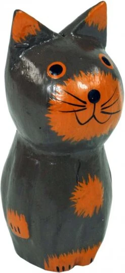 Deko Katze, Holzkatze - 9x4x4 Cm 15 Deko Katze, Holzkatze - 9x4x4 Cm -Deko Haus Store 12 05 17dsc09437