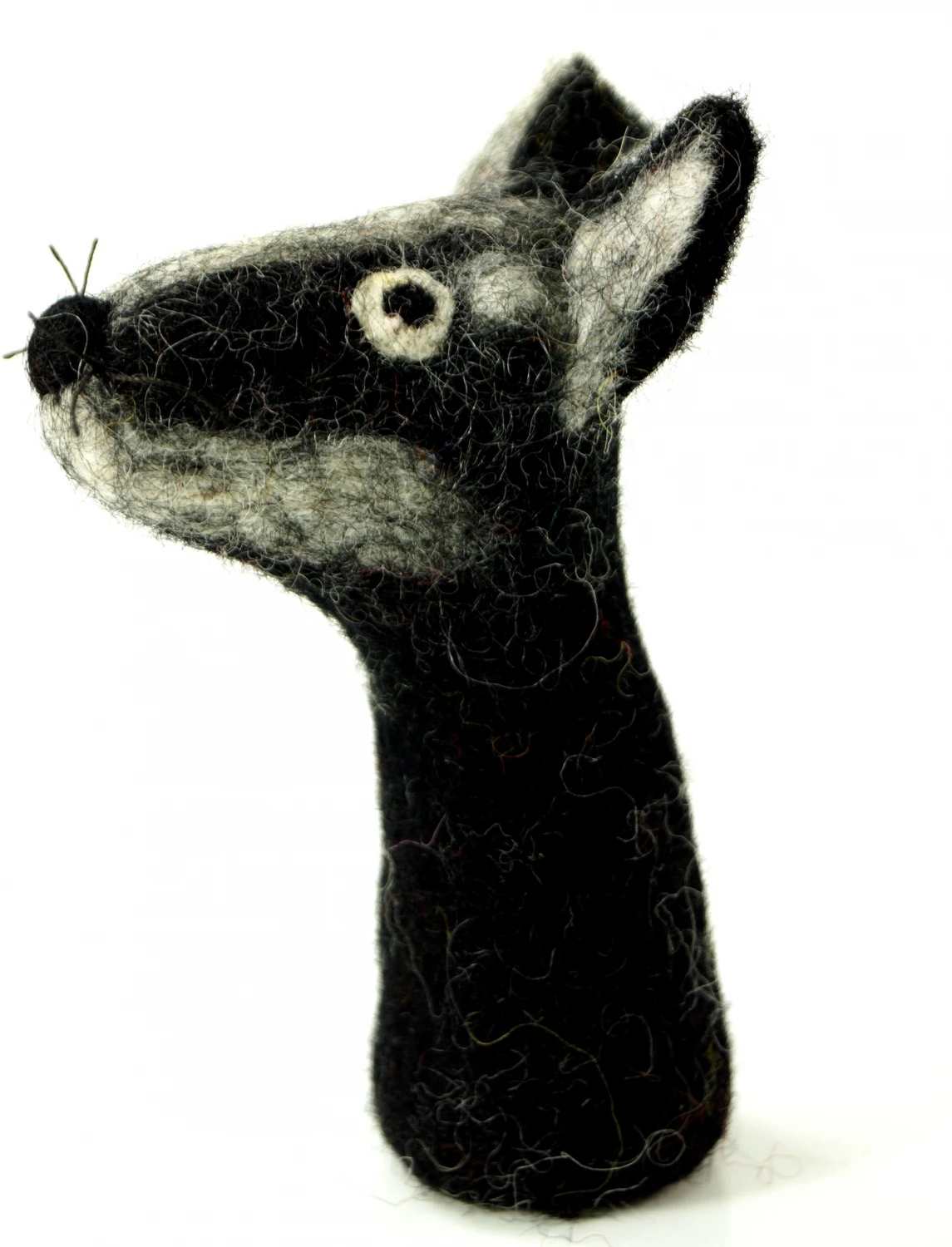 Handgemachte Fingerpuppe Aus Filz - Waschbär - 9x4x3 Cm 1 Handgemachte Fingerpuppe Aus Filz - Waschbär - 9x4x3 Cm