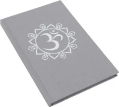 Notizbuch, Tagebuch - OM Grau - 17x11x1 Cm