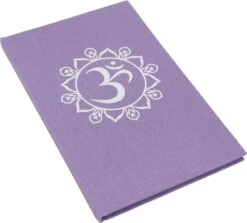 Notizbuch, Tagebuch - OM Violett - 17x11x1 Cm