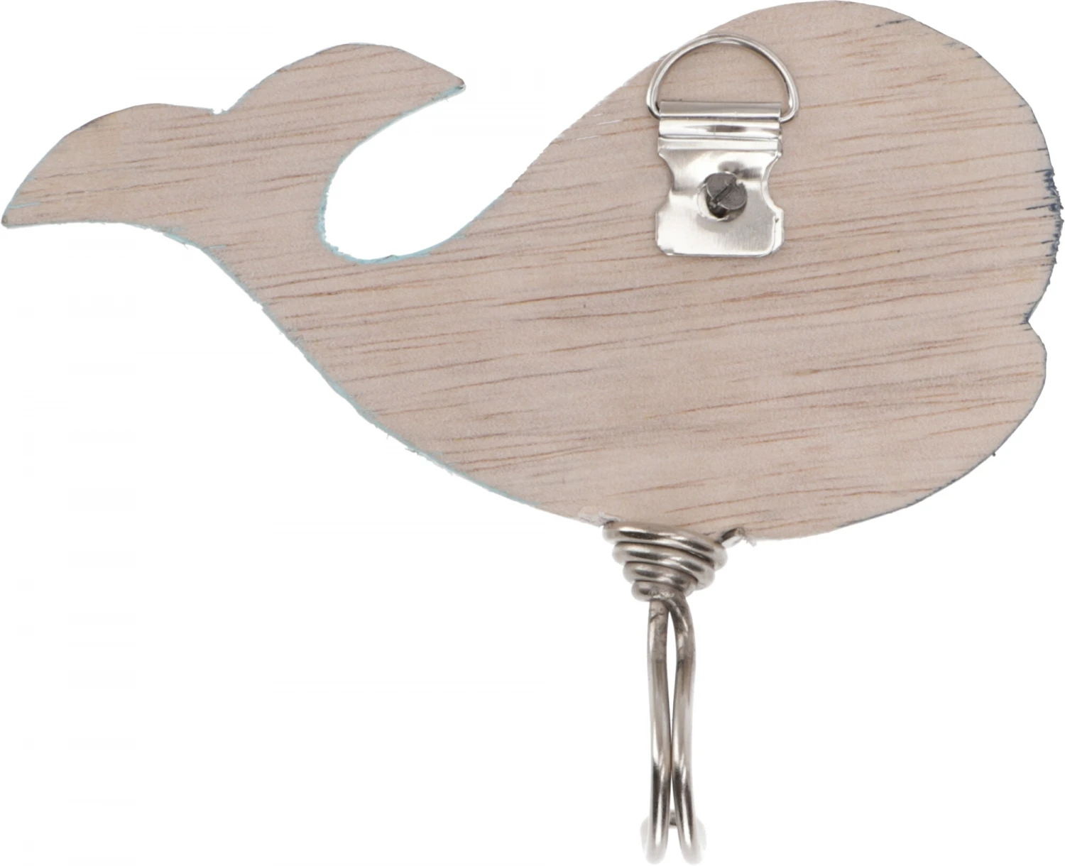 Maritimer Holz Kleiderhaken, Wandhaken - Wal 1 - 10x13x2 Cm 2 Maritimer Holz Kleiderhaken, Wandhaken - Wal 1 - 10x13x2 Cm – Bild 2