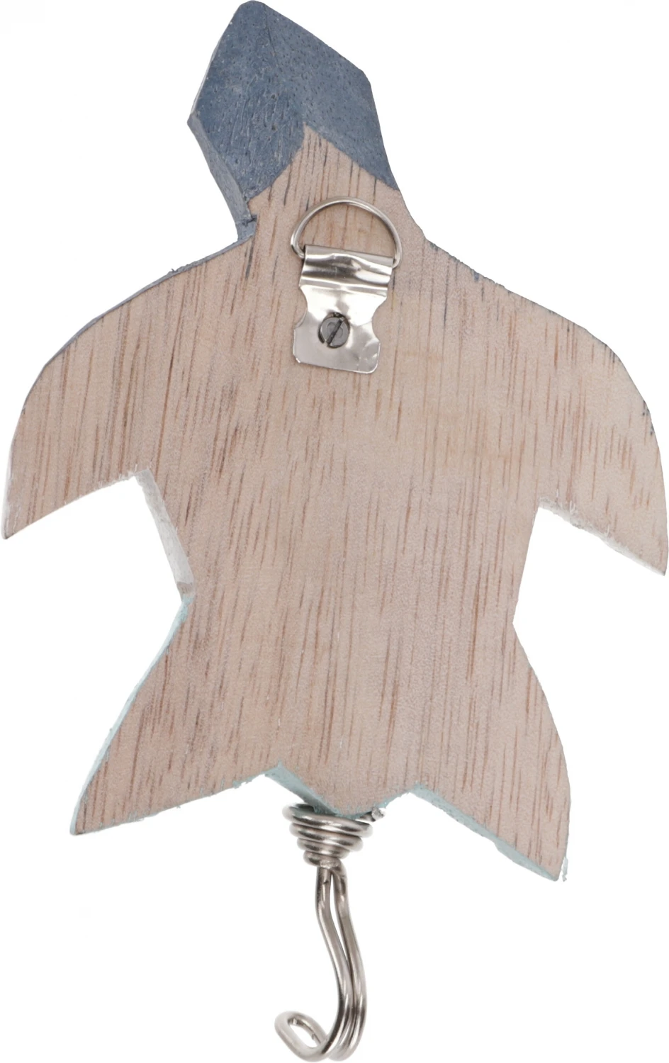 Maritimer Holz Kleiderhaken, Wandhaken - Schildkröte 1 - 15x8,5x2 Cm 2 Maritimer Holz Kleiderhaken, Wandhaken - Schildkröte 1 - 15x8,5x2 Cm – Bild 2