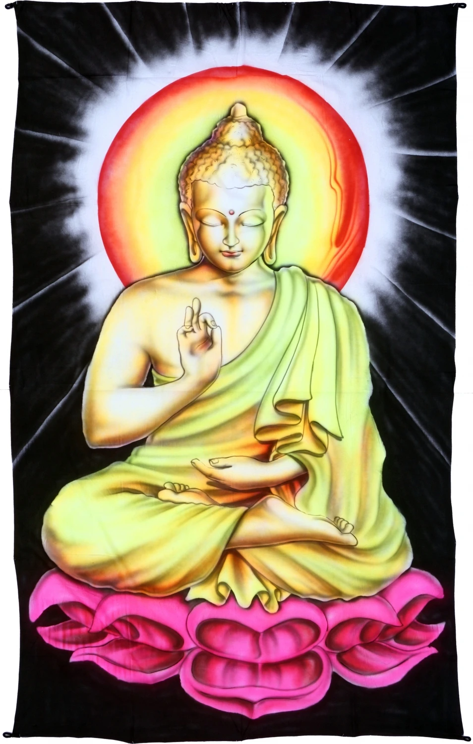Goa Wandtuch, UV Schwarzlicht Wandbehang, Pcychedelic Wandbild - Maditation Buddha - 200x120 Cm 1 Goa Wandtuch, UV Schwarzlicht Wandbehang, Pcychedelic Wandbild - Maditation Buddha - 200x120 Cm