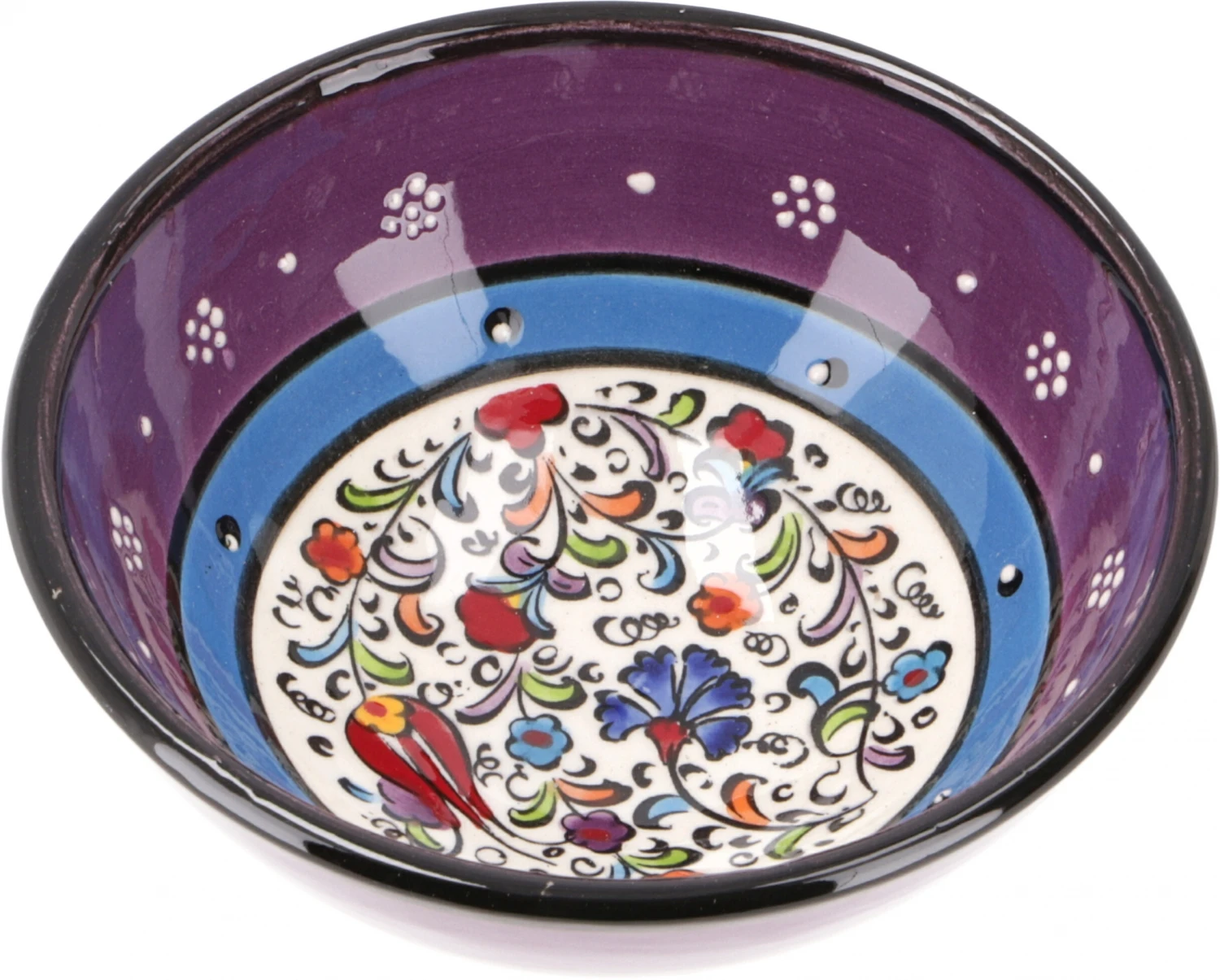 1 Stk. Orientalische Keramikschüssel, Schale, Müslischale, Handbemalt - Ø 12 Cm / Modell 6 1 1 Stk. Orientalische Keramikschüssel, Schale, Müslischale, Handbemalt - Ø 12 Cm / Modell 6