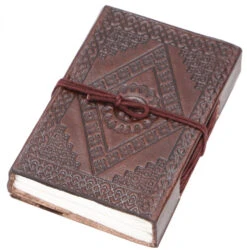 Notizbuch, Lederbuch, Tagebuch Mit Ledereinband - Om 9*12 Cm -Deko Haus Store 17785 11 2133 1359ledertaschen 47