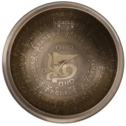 Handgearbeitete Gravierte Klangschale Mit Klöppel &amp; Kissen - Ø 16 Cm Modell 3 -Deko Haus Store 18729 11 2133 1359klangschale 27