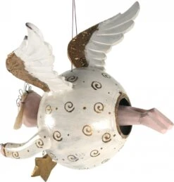 Dicker Schwebeengel, Schutzengel, In 3 Farben - 18x18x18 Cm -Deko Haus Store 2010 p8175813