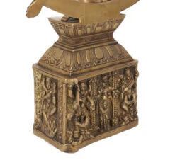 Tanzender Shiva Nataraja Statue Shiva Im Feuerkranz 45 Cm - Motiv 10 -Deko Haus Store 20145 11 2133 messing 6