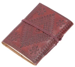 Notizbuch, Lederbuch, Tagebuch Mit Ledereinband - Buddha 9*12 Cm -Deko Haus Store 24863 11 2133 1359ledertaschen 31