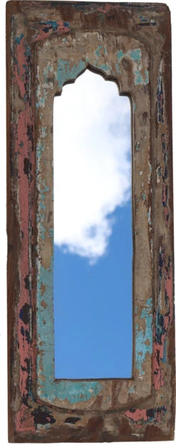 Antikspiegel, Badspiegel, Flurspiegel, Dekospiegel Vintage - Design 36 - 55x21x3 Cm