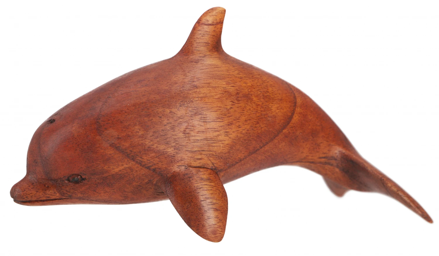 Geschnitzte Kleine Deko Figur - Holzdelphin - 10x20x7 Cm 2 Geschnitzte Kleine Deko Figur - Holzdelphin - 10x20x7 Cm – Bild 2