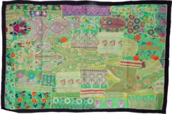 Indischer Wandteppich Patchwork Wandbehang, Einzelstück 150*100 Cm - Muster 20