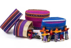 Mini Sorgenpüppchen - 6 Stück 2,5 Cm In Ovaler Box Und Story