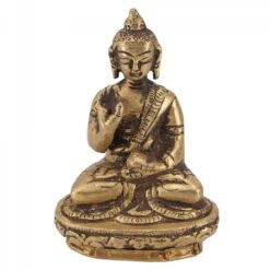 Buddha Amoghasiddhi Statue Aus Messing Abhaya Mudra 8 Cm - Modell 7