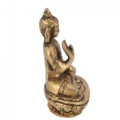 Buddha Amoghasiddhi Statue Aus Messing Abhaya Mudra 8 Cm - Modell 7 -Deko Haus Store 360 29383 s 18