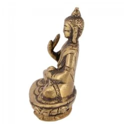 Buddha Amoghasiddhi Statue Aus Messing Abhaya Mudra 8 Cm - Modell 7 -Deko Haus Store 360 29383 s 6