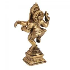 Messingfigur Ganesha Statue, Tanzender Ganesha 11 Cm - Motiv 16 -Deko Haus Store 360 29391 s 10