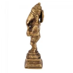 Messingfigur Ganesha Statue, Tanzender Ganesha 11 Cm - Motiv 16 -Deko Haus Store 360 29391 s 6