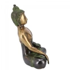 Buddha Statue Aus Messing Bhumisparsa Mudra 18 Cm - Modell 9 -Deko Haus Store 360 29408 s 18