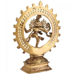 Messingfigur, Statue Shiva Im Feuerkranz 29 Cm - Motiv 9 -Deko Haus Store 360 29534 s 10