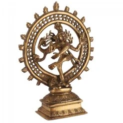 Messingfigur, Statue Shiva Im Feuerkranz 29 Cm - Motiv 9 -Deko Haus Store 360 29534 s 22