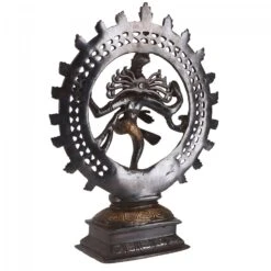 Messingfigur, Statue Shiva Im Feuerkranz 29 Cm - Motiv 8 -Deko Haus Store 360 29535 s 10