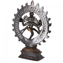 Messingfigur, Statue Shiva Im Feuerkranz 29 Cm - Motiv 8 -Deko Haus Store 360 29535 s 14