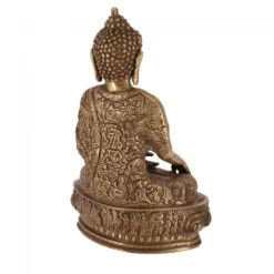Buddha Statue Aus Messing Bhumisparsa Mudra 32 Cm - Modell 4 -Deko Haus Store 360 29561 s 14