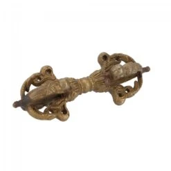Dorje Aus Messing, Buddhistischer Ritualgegenstand - 3,5x9x3,5 Cm