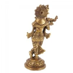 Messingfigur, Statue Krishna Statue 19 Cm - Motiv 3 -Deko Haus Store 360 37381 s 10
