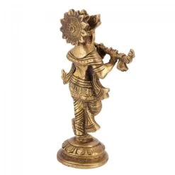 Messingfigur, Statue Krishna Statue 19 Cm - Motiv 3 -Deko Haus Store 360 37381 s 14