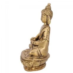 Buddha Statue Aus Messing Dhyana Mudra 10 Cm - Modell 12 -Deko Haus Store 360 37384 s 6