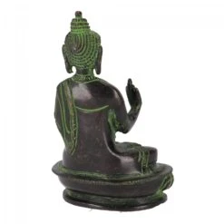 Buddha Statue Aus Messing Amoghasiddhi Buddha 14 Cm - Modell 13 -Deko Haus Store 360 37391 s 14