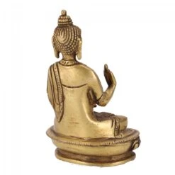 Buddha Statue Aus Messing Amoghasiddhi Buddha 14 Cm - Modell 14 -Deko Haus Store 360 37392 s 14