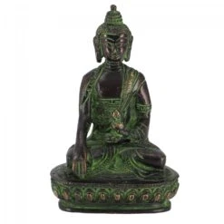 Buddha Statue Aus Messing Bhumisparsa Buddha 14 Cm - Modell 16
