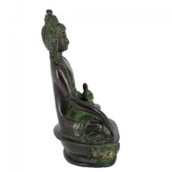 Buddha Statue Aus Messing Bhumisparsa Buddha 14 Cm - Modell 16 -Deko Haus Store 360 37394 s 18