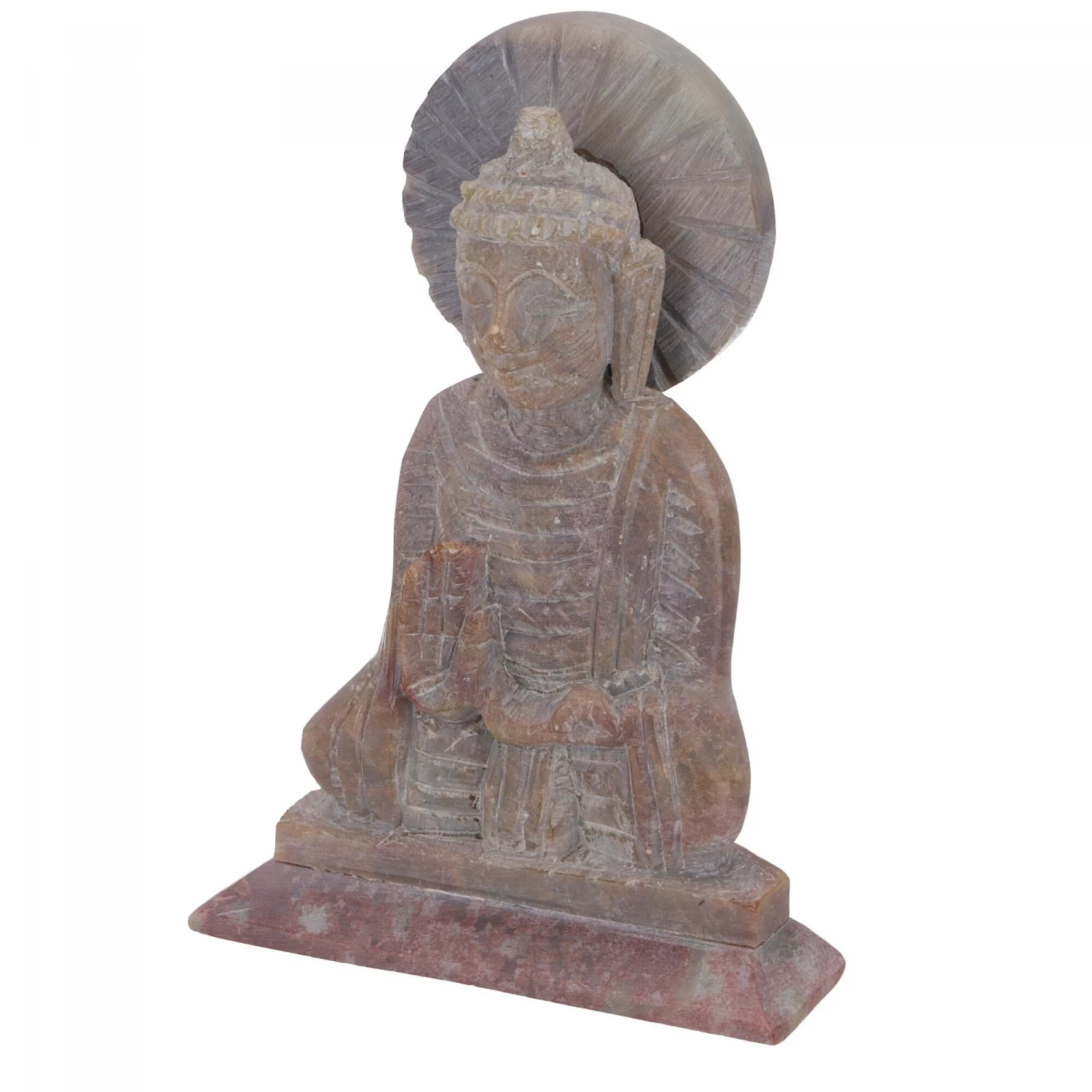 Buddhafigur Aus Speckstein, Buddha Skultur - Modell 3 - 10x8x4 Cm 1 Buddhafigur Aus Speckstein, Buddha Skultur - Modell 3 - 10x8x4 Cm