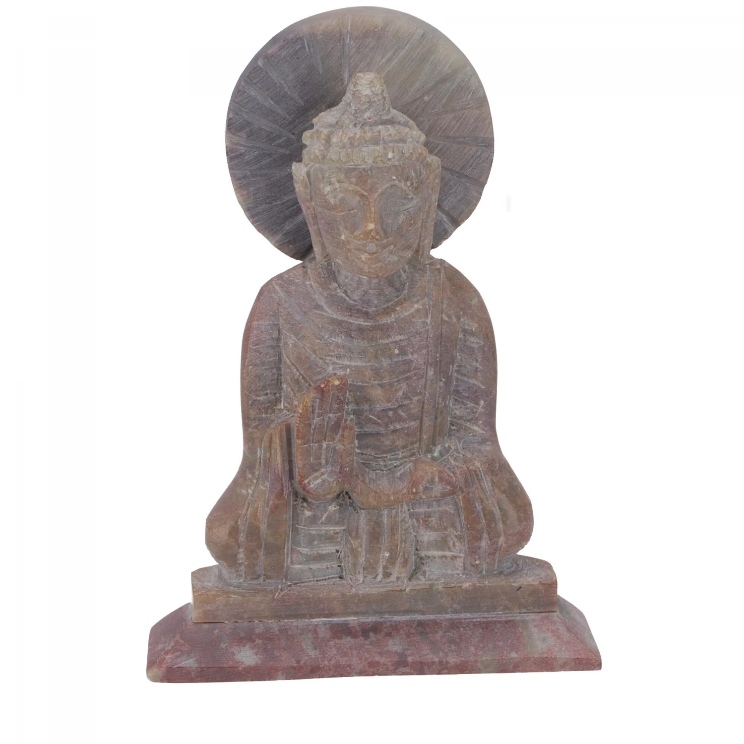 Buddhafigur Aus Speckstein, Buddha Skultur - Modell 3 - 10x8x4 Cm 7 Buddhafigur Aus Speckstein, Buddha Skultur - Modell 3 - 10x8x4 Cm – Bild 7