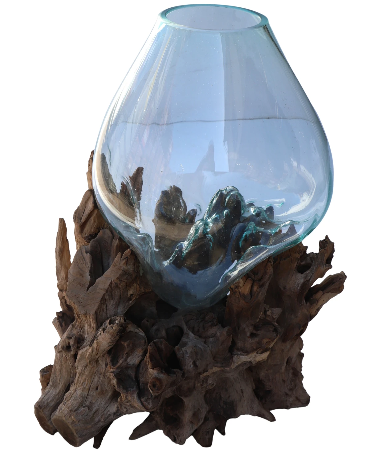 Wurzelholz Vase - XXL M6 - 73x55x50 Cm 1 Wurzelholz Vase - XXL M6 - 73x55x50 Cm