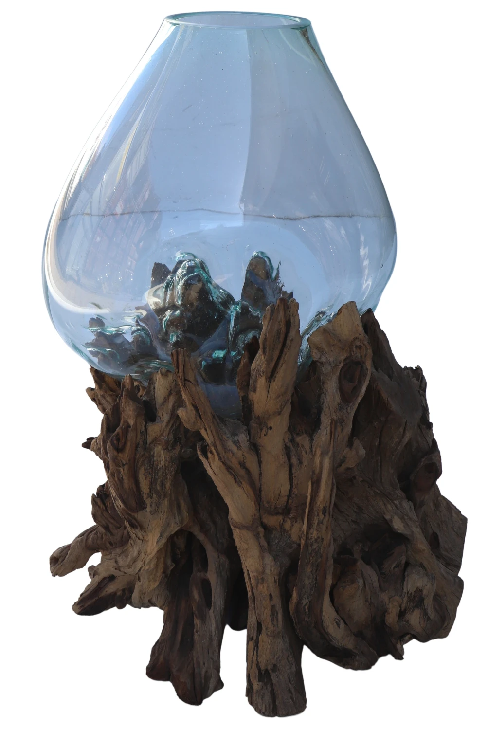 Wurzelholz Vase - XXL M6 - 73x55x50 Cm 2 Wurzelholz Vase - XXL M6 - 73x55x50 Cm – Bild 2