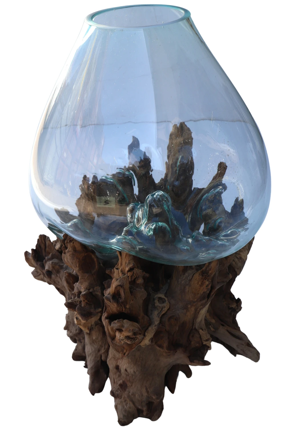 Wurzelholz Vase - XXL M6 - 73x55x50 Cm 4 Wurzelholz Vase - XXL M6 - 73x55x50 Cm – Bild 4